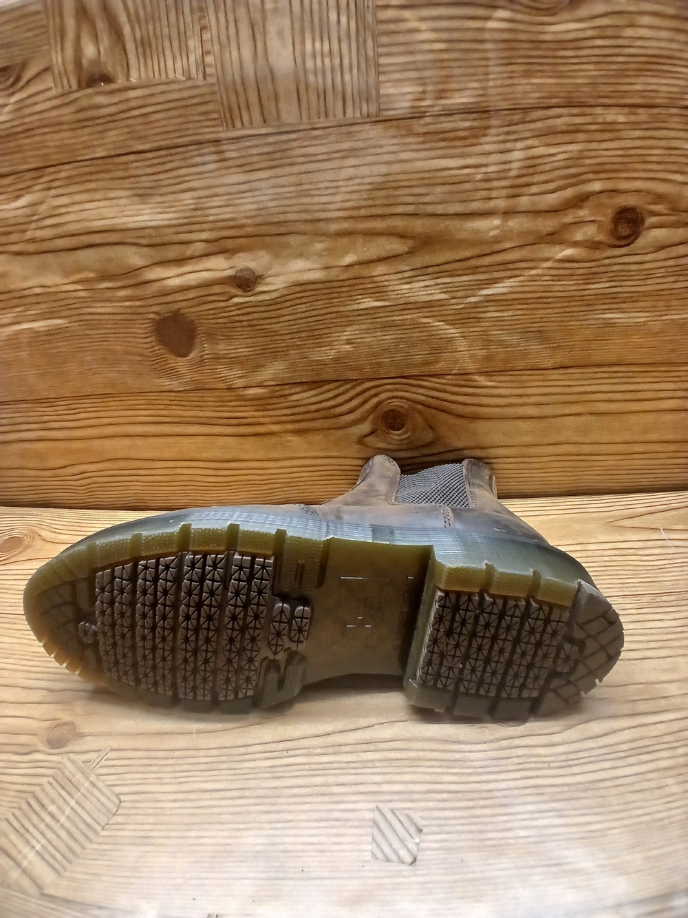 Dr. Martens Brown Leather Chukka Boot with Yellow Stitching - Picture 7 of 13